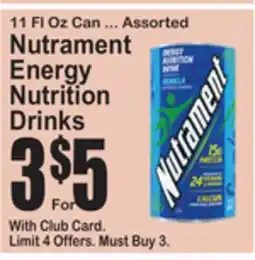 SuperFresh Nutrament Energy Nutrition Drinks offer
