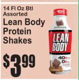 SuperFresh 14 Fl Oz Btl Assorted Lean Body Protein Shakes offer