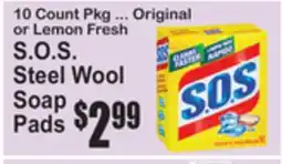 SuperFresh S.O.S. Steel Wool Soap Pads offer