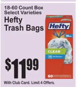 SuperFresh Hefty Trash Bags offer