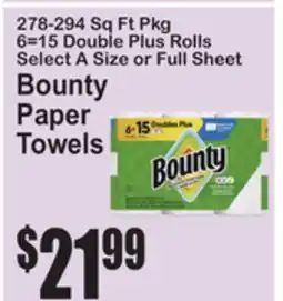 SuperFresh Bounty Paper Towels offer