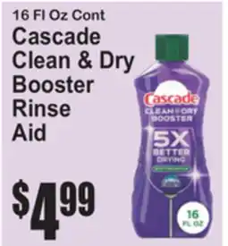 SuperFresh Cascade Clean & Dry Booster Rinse Aid offer