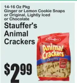 SuperFresh Stauffer's Animal Crackers offer