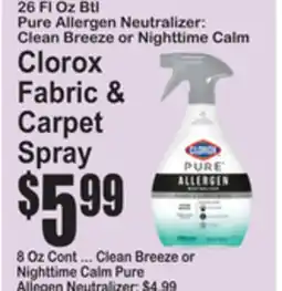 SuperFresh Clorox Fabric & Carpet Spray offer