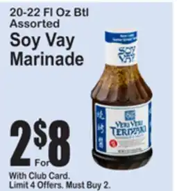 SuperFresh 20-22 Fl Oz Btl Assorted Soy Vay Marinade offer