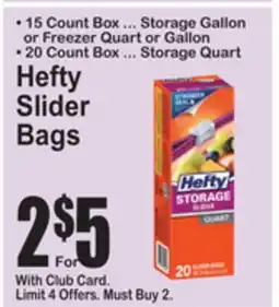 SuperFresh Hefty Slider Bags offer