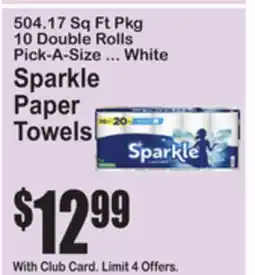 SuperFresh Sparkle Paper Towels offer