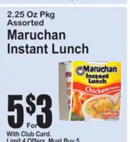 SuperFresh Maruchan Instant Lunch offer