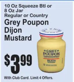 SuperFresh Grey Poupon Dijon Mustard offer