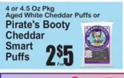 SuperFresh Pirate's Booty Cheddar Smart Puffs offer