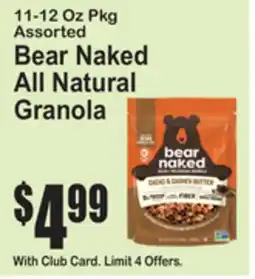 SuperFresh Bear Naked All Natural Granola offer