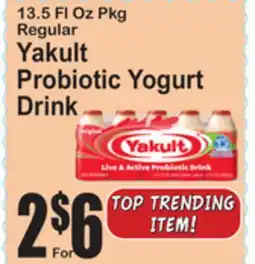 SuperFresh Yakult Probiotic Yogurt Drink offer