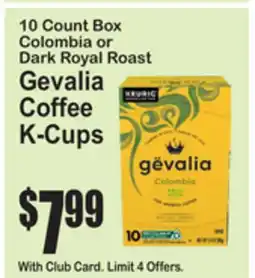 SuperFresh Gevalia Coffee K-Cups offer