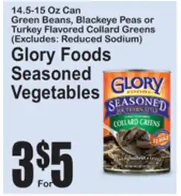 SuperFresh Glory Foods Seasoned Vegetables offer