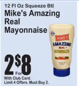 SuperFresh Mike's Amazing Real Mayonnaise offer