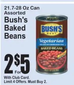 SuperFresh Assorted Bush's Baked Beans offer