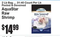 SuperFresh AquaStar Reserve Peeled & Deveined Raw Shrimp offer