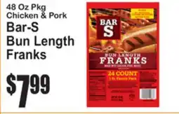 SuperFresh Bar-S Bun Length Franks offer