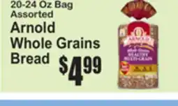 SuperFresh Arnold Whole Grains Bread offer