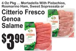 SuperFresh Citterio Fresco Genoa Salame offer
