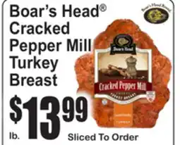 SuperFresh Boar's Head Cracked Pepper Mill Turkey Breast offer