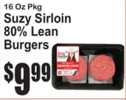 SuperFresh Suzy Sirloin 80% Lean Burgers offer
