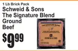 SuperFresh Schweid & Sons The Signature Blend Ground Beef offer