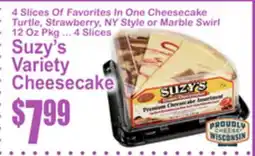 SuperFresh Suzy's Variety Cheesecake offer