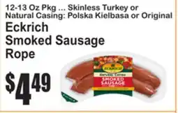 SuperFresh Eckrich Smoked Sausage Rope offer