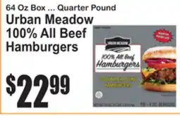 SuperFresh Urban Meadow 100% All Beef Hamburgers offer