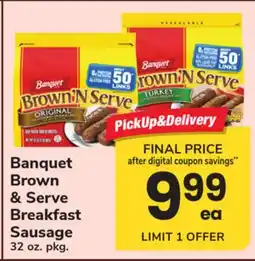 ACME Banquet Brown & Serve Breakfast Sausage offer