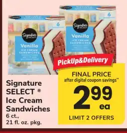 ACME Signature SELECT Ice Cream Sandwiches offer