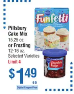 Smart & Final Pillsbury Cake Mix or Frosting offer