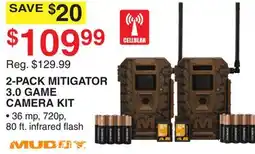 Dunham's Sports 2-PACK MITIGATOR 3.0 GAME CAMERA KIT offer