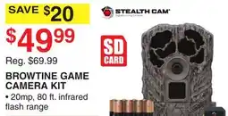 Dunham's Sports STEALTH CAM BROWTINE GAME CAMERA KIT offer