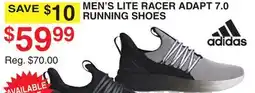 Dunham's Sports ADIDAS MEN'S LITE RACER ADAPT 7.0 RUNNING SHOES offer