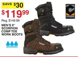 Dunham's Sports MEN'S 9˝ SCORPION COMP TOE WORK BOOTS offer