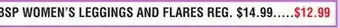 Dunham's Sports BSP WOMEN'S LEGGINGS AND FLARES offer