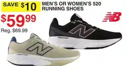 Dunham's Sports NEW BALANCE MEN'S OR WOMEN'S 520 RUNNING SHOES offer