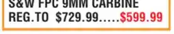 Dunham's Sports S&W FPC 9MM CARBINE offer