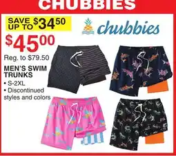Dunham's Sports MEN'S SWIM TRUNKS offer