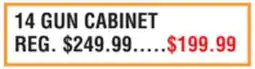 Dunham's Sports 14 GUN CABINET offer