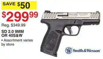 Dunham's Sports SD 2.0 9MM OR 40S&W offer