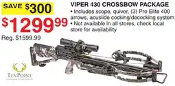 Dunham's Sports VIPER 430 CROSSBOW PACKAGE offer