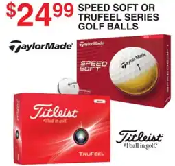 Dunham's Sports SPEED SOFT OR TRUFEEL SERIES GOLF BALLS offer