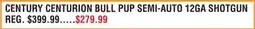 Dunham's Sports CENTURY CENTURION BULL PUP SEMI-AUTO 12GA SHOTGUN offer