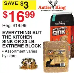 Dunham's Sports EVERYTHING BUT THE KITCHEN SINK OR 33 LB. EXTREME BLOCK offer