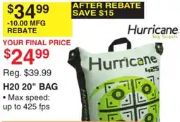 Dunham's Sports H20 20 BAG offer
