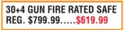 Dunham's Sports SPORTS AFIELD 30+4 GUN FIRE RATED SAFE offer
