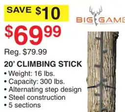 Dunham's Sports 20' CLIMBING STICK offer